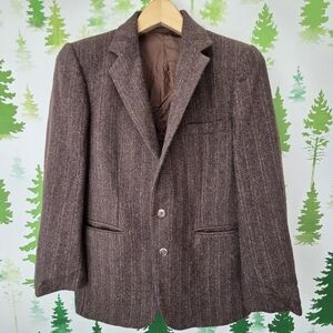 Imperial By Haggar Brown Tweed Sport Coat